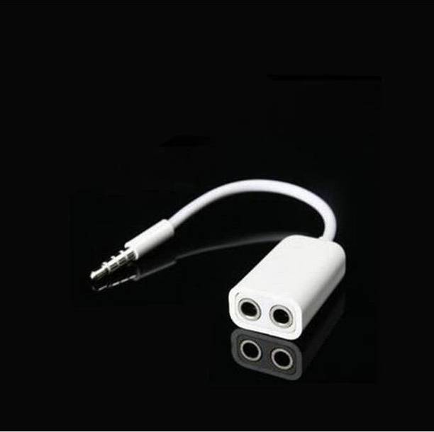 iROYALF White Audio Splitter Phone Converter