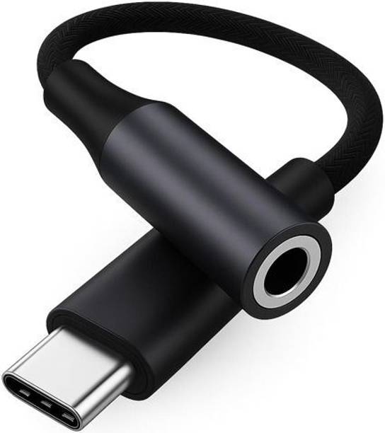 TECHGEAR Grey Type C to 3.5mm Audio Jack Connector with DAC Headphone Converter Adapter Phone Converter