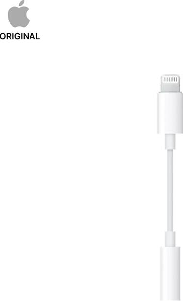 Apple White MMX62ZM/A Lightning to 3.5 mm Phone Converter