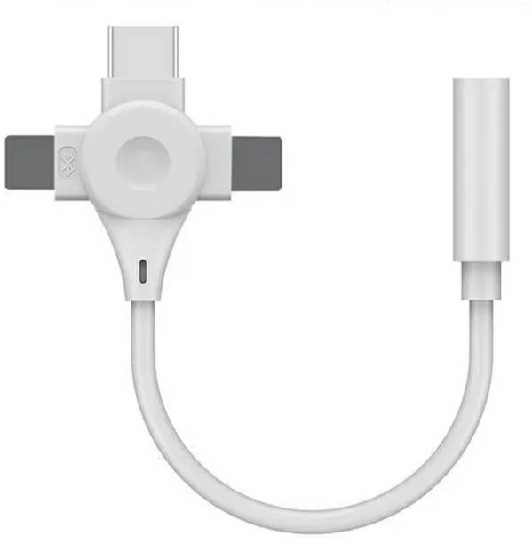 SANNO WORLD White 3 in 1 audio splitter adapter phone converter Phone Converter