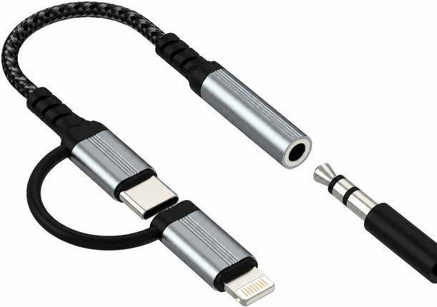 TANGO Black Audio Jack 2-in-1 Phone Converter