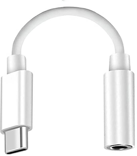 Relix White audio jack type c Phone Converter