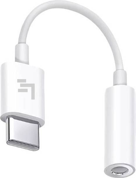 OnePlus White Type C to 3.5 mm Earphone Connector Audio Jack........... Phone Converter