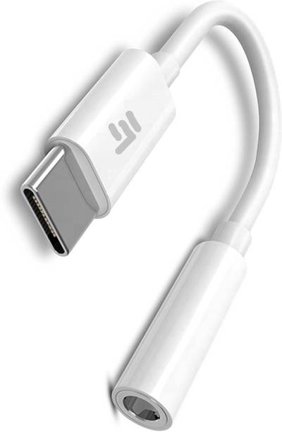 Pacificdeals Red, White Type C to 3.5mm Stereo Audio Splitter Jack Adapter Convertor Phone Converter