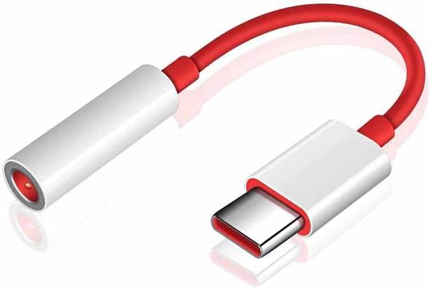 RECTITUDE Red Usb C Headphone Jack Adapter Type C Male To 3.5mm Female Aux Audio Cable Phone Converter