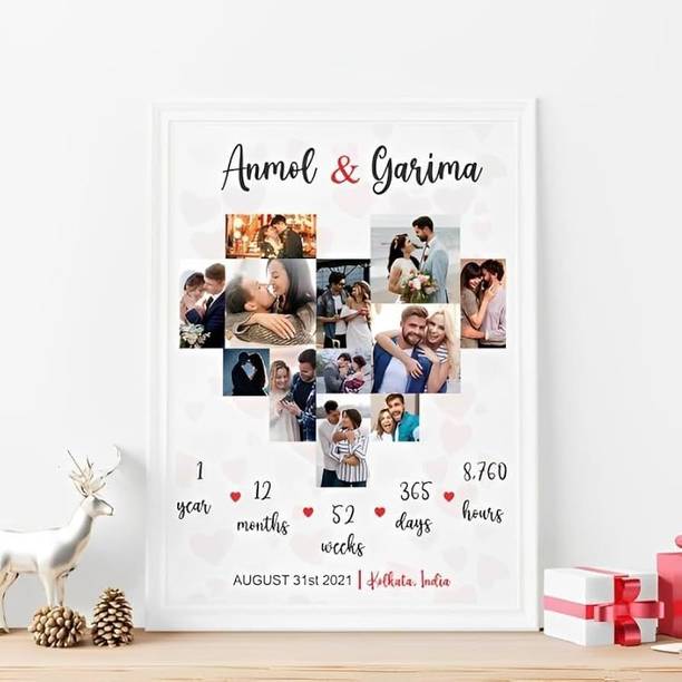 Heart n Craft Anniversary Frame 8 inch Digitel