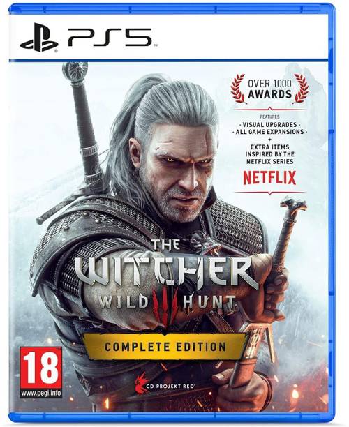 The Witcher 3 Wild Hunt Complete Edition PS5 Game CD | Best PS5 PlayStation Games | Ultimate PS 5 Games Collection | PlayStation 5 Games CD | Witcher 3 PS5 Disc | High Performance Adventure RPG | Premium Value for Gamers | Top PS Game for PlayStation Games PS5 Fans (Complete Edition)