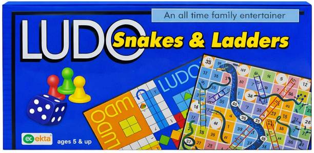 Advika-Pro Ekta Magnetic Ludo & Snakes Ladders Party & Fun Board Game (Party & Fun Game)