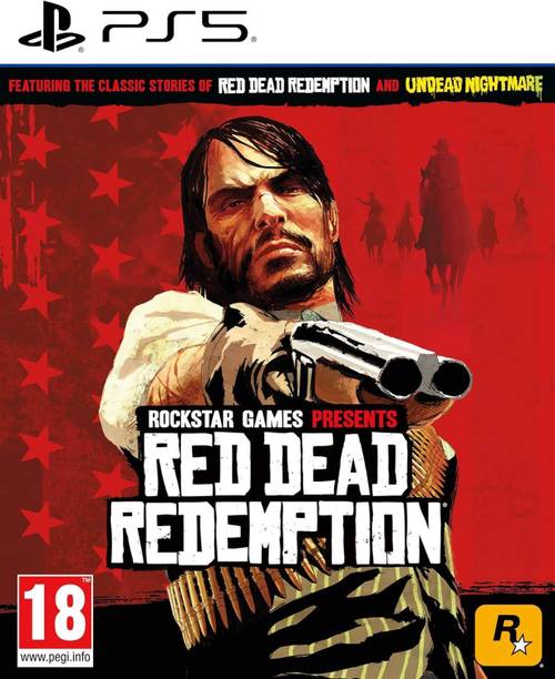 Red Dead Redemption PS5 Games CD with Undead Nightmare | Rockstar PlayStation 5 Games Disc | Experience the Wild Action ps 5 games | Best Ps Game for Gaming Lover | (Standard Edition with Undead Nightmare)