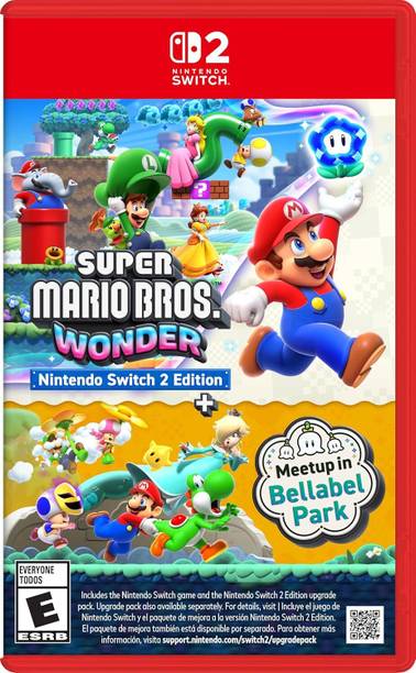 Super Mario Bros Wonder Nintendo Switch 2 Games With Free Key Chain | Switch 2 Physical Cartridge Edition | New Mario Platform Adventure Nintendo Game | Compatible with Nintendo Gaming Console | Best Value for Game Lovers (Nintendo Switch 2 Edition + Meetup in Bellabel Park)