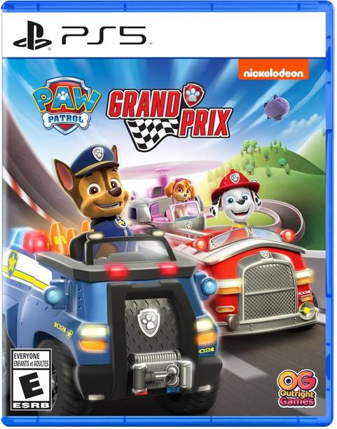 Paw Patrol Grand Prix PS5 Game CD | Paw Patrol PlayStation 5 Racing Adventure | PS5 Game Collection for Kids | Best PS 5 Games Kart Experience For Playstation 5 Games Lover | Family-Friendly Paw Patrol PS5 Games