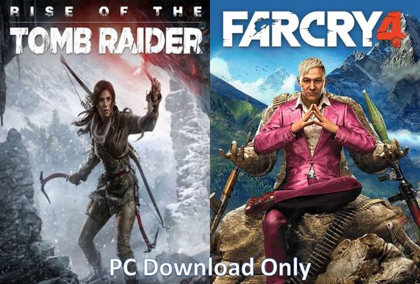 Rise of the Tomb Raider and Farcry 4 Top Two Game (Offline Only) (No DVD) (Regular)