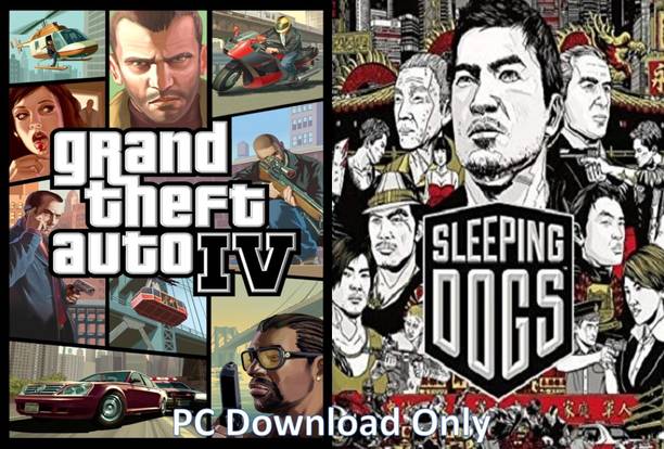 Gta 4 and Sleeping Dogs Top Two Game Combo (Offline Only) (No DVD) (Regular)