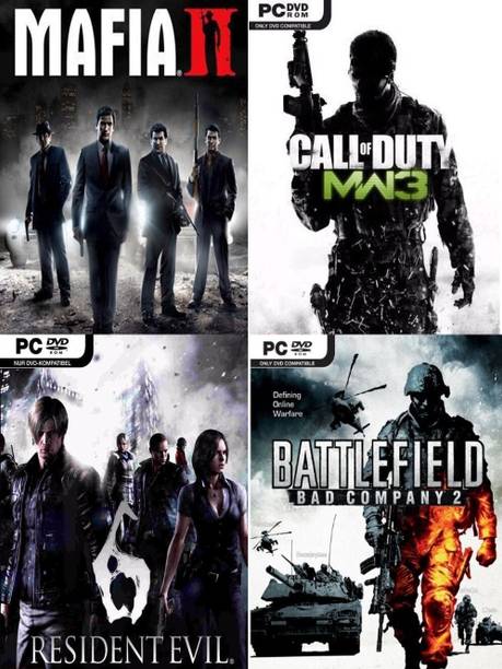 Mafia 2, Call of Duty MW 3, Resident Evil 6, Battlefield Bad Company 2 Top Four Game Combo (Offline Only) (Regular)
