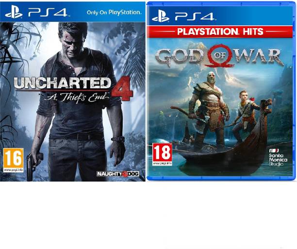Uncharted4 God of war PS4 (2016)