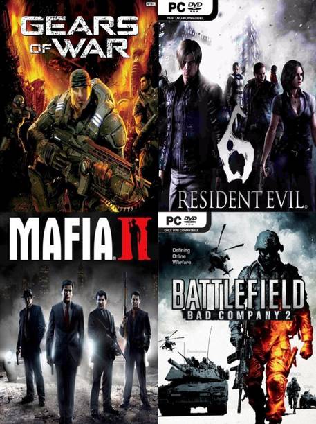 Gears of War, Resident Evil 6, Mafia 2, Battlefield: Bad Company 2 Top Four Game Combo (Offline Only) (Regular)