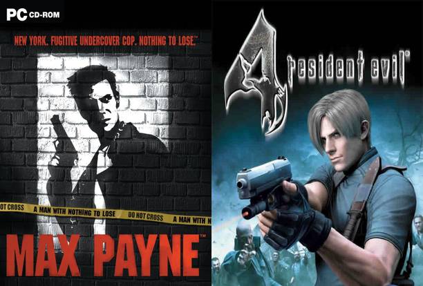 Max Payne and Resident Evil 4 Top Two Action Game (Offline Only) (Regular)