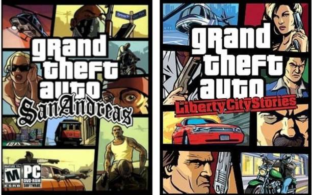 GTA San Andreas | GTA Liberty City Stories | 2 in 1 Combo |