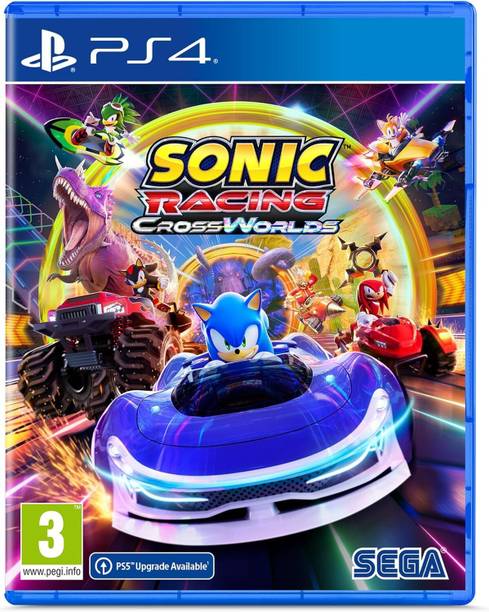 Sonic Racing CrossWorlds For PS4 | High-Speed Team Racing Adventure for ps4 games | Premium Arcade Racing Experience | Top Choice in playstation 4 games | sonic racing crossworlds game Vibrant Tracks & Dynamic ps4 Game Collection | Collector’s Physical Edition for ps game | Engaging Fun Racer for ps4 games playstation