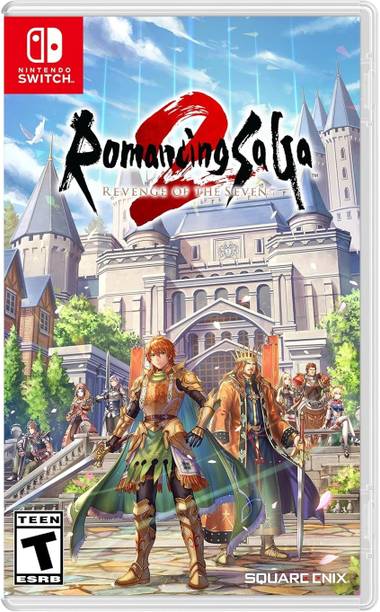 Romancing SaGa 2 Revenge of the Seven Nintendo Switch Games CD | 3D Remake JRPG Adventure with Seven Heroes Story | Strategic Turn-Based Battles | Empire Legacy & Character Progression Gameplay | nintendo games switch for JRPG Fans