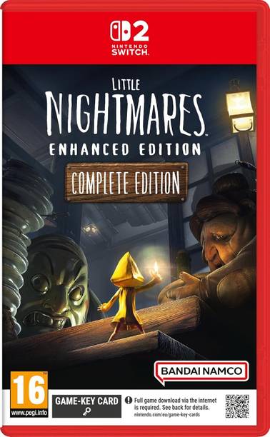 Little Nightmares Enhanced Edition Complete Edition Nintendo Switch 2 Games CD | Atmospheric Horror Puzzle Platformer with Stealth Survival Gameplay | Dark Dream Like World Exploration | Tension Based Escape Mechanics & Story Driven Eerie Adventure Experience | switch 2 physical games with horror puzzle gameplay | nintendo games for Horror Fans | Perfect gift for Gamer (Enhanced Edition – Complete Edition)