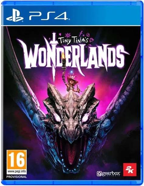 Tiny Tina’s Wonderlands PS4 Games CD | Fantasy Action RPG with First-Person Shooter Combat | Chaotic Tabletop Adventure | PS game with Guns & Explosives | Story-Driven Co-Op Gameplay |ps4 games playstation | Perfect gift for Game Lover