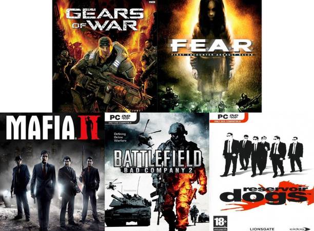 Gears of War, Fear, Mafia 2, Battlefield Bad Company 2, Reservoir Dogs Top Five Game Combo (Offline Only) (Regular)
