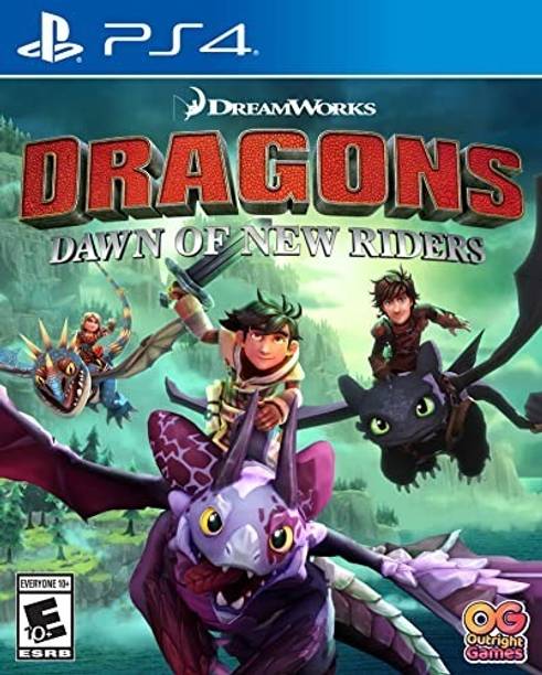 Dragons Dawn of New Riders PS4 Games CD | DreamWorks Dragons Action Adventure with Scribbler & Patch Story | Dragon Rescue Mission | PS game with Island Exploration | Enemy Battles & Family Fantasy Gameplay | ps4 games playstation | Perfect gift for Gamer