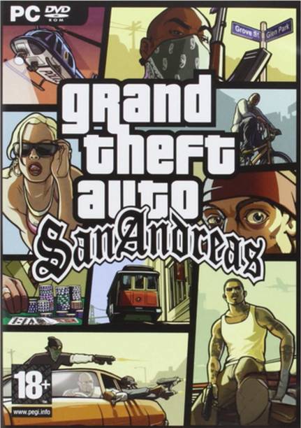 GTA San Andreas Game DVD