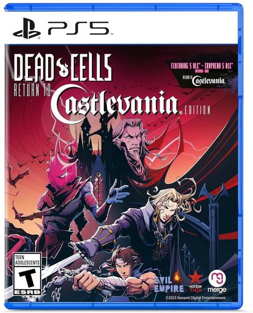 Dead Cells Return to Castlevania Edition PS5 Game CD | Roguelite Metroidvania Action Platformer with Dracula’s Castle Adventure | PS game with DLC Content & Replayable 2D Battle Gameplay | playstation 5 games for Action Platformer Fans (Return to Castlevania Edition)