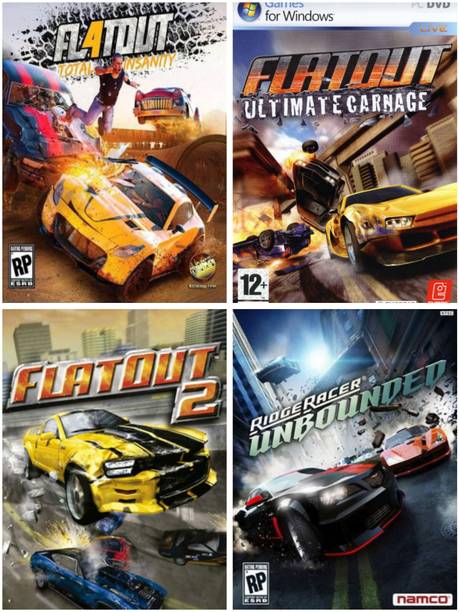 FlatOut 4 in 1 combo PC GAMES (Offline Only) Full Game Complete Edition
