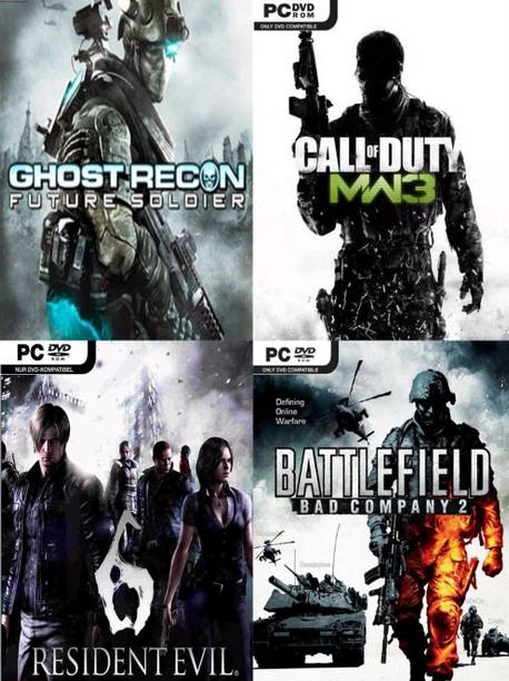 Ghost Recon Future Soldier, Call of Duty MW 3, Resident Evil 6, Battlefield Bad Company 2 Top Four Game Combo (Offline Only) (Regular)
