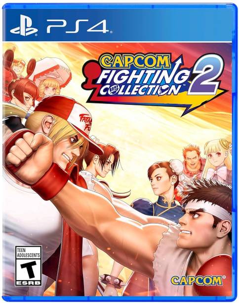 Capcom Fighting Collection 2 PS4 Games CD | Retro Arcade Fighting Collection with 8 Classic Capcom Titles | 2D & 3D Battles | PS game with Local Versus | Gallery Extras & Classic Combat Gameplay | ps4 games playstation