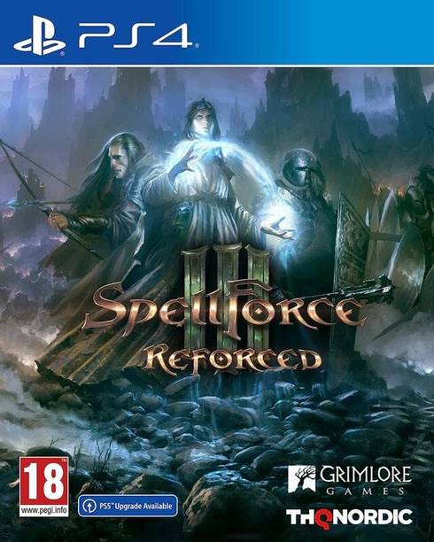 SpellForce III Reforced PS4 Games CD | Real-Time Strategy and RPG Hybrid with Fantasy World Battles | Hero Units & Army Management | PS game with Story-Driven Campaign | Tactical Combat, Quests & Reforced Enhancements | ps4 games playstation | Perfect gift for Game Lover