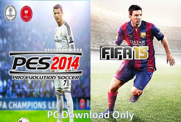 Pes 2014 and Fifa 2015 Top Two Game Combo (Offline Only) (No DVD) (Regular)
