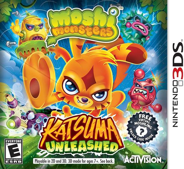 Moshi Monsters: Katsuma Unleashed – Nintendo 3DS NTSC (standard)