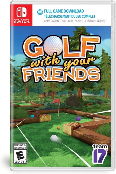 Golf With Your Friends Code in Box Nintendo Switch Games CD Download Code | Fun Mini Golf Party Game for Family & Friends Entertainment | Digital Code Format for nintendo games switch Players