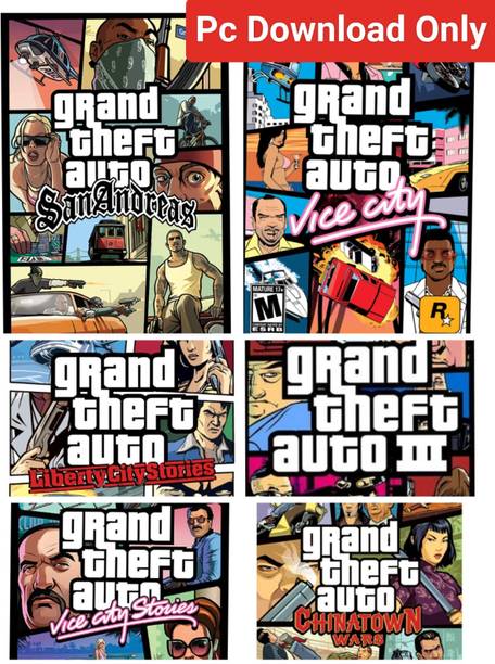 GTA 6IN1 COMBO Pc Game (Offline Only) Full Game (Complete)