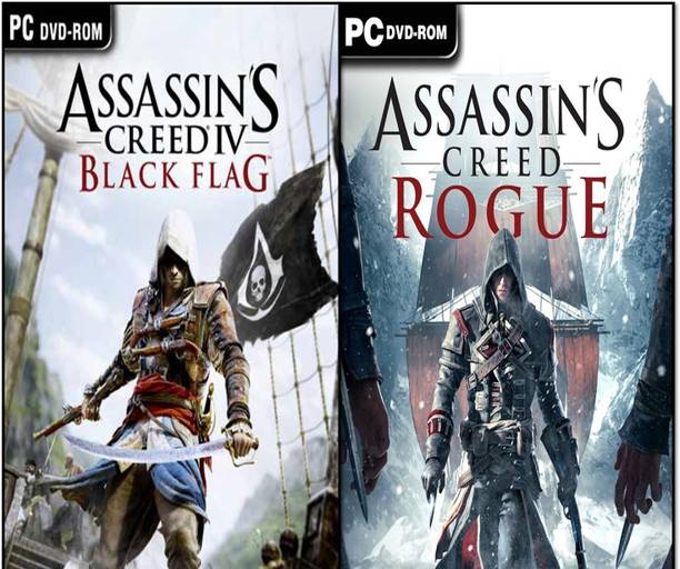 Assassins Creed Black Flag and Rogue Top Two Game (OS : 64 Bit Only) (Offline Only) (Regular)
