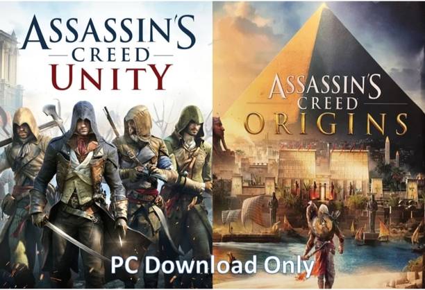 VGPCYS Assassin's Creed Unity and Assassin's Creed Origins Top Two Game Combo (Offline Only) (No DVD) (Regular)