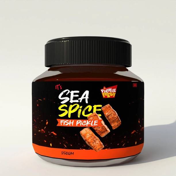 PICKLE FRESH Sea Spice - Traditional Taste|No Preservatives, No Added Colors Fish Pickle