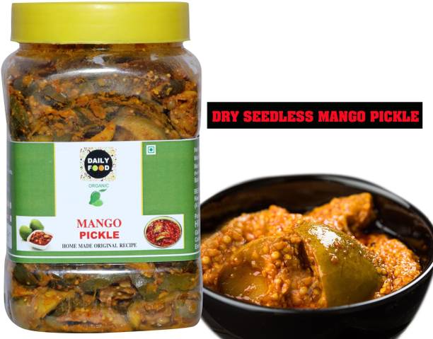 Daily Food Dry Seedless Mango Pickle Aam Ka Achar Organic (400 grams) Mango Pickle
