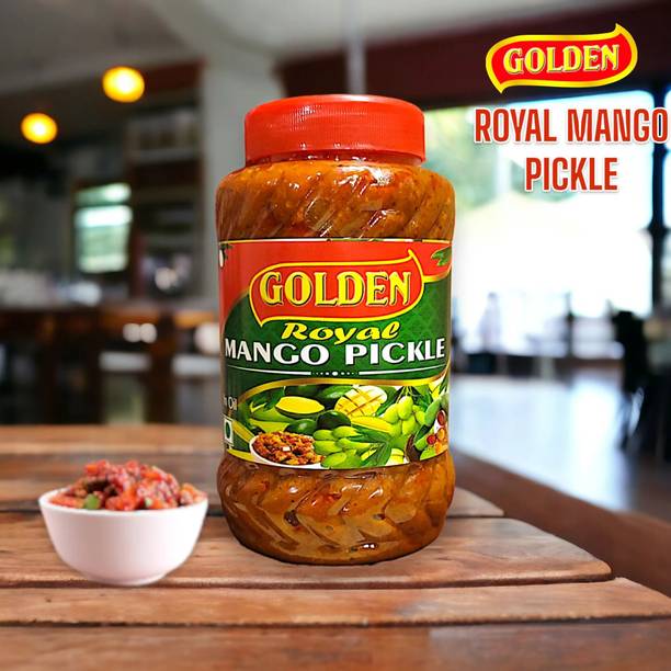 Golden Royal Mango Pickle, Natural, Pure, Home Made.(Authentic Taste Of India) Mango Pickle