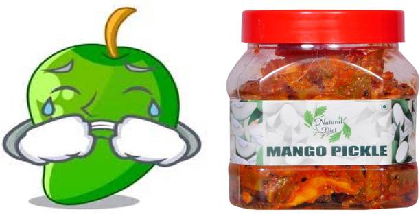 Natural Diet Mango Aam Ka Achar Fresh Natural Handmade (400 grams) Mango Pickle