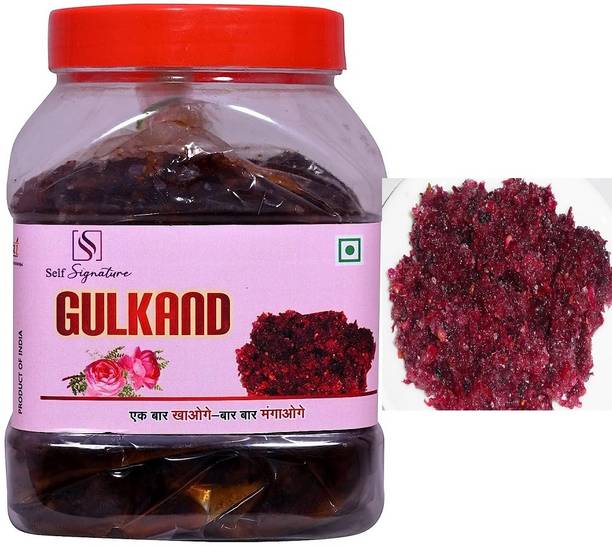 self signature Homemade Organic Fresh & Pure Sweet Rose Gulkand Green Gooseberry Murabba
