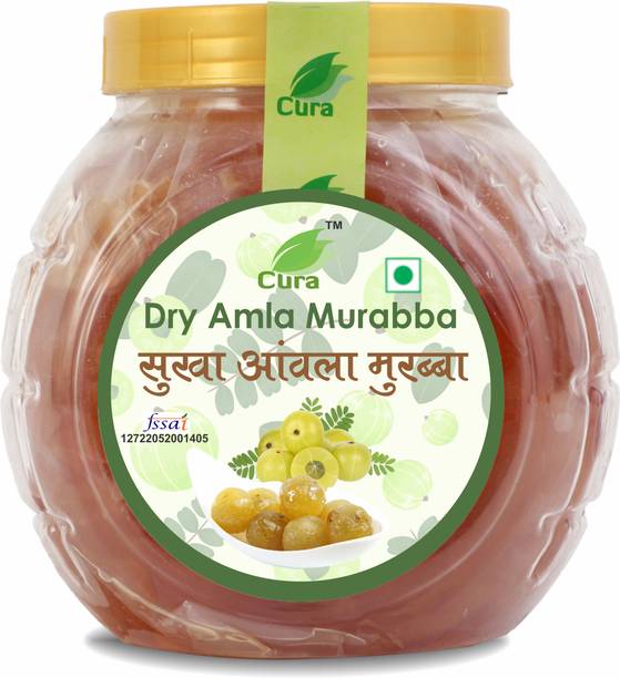 Cura AMLA MURABBA (DRY) 800gm | Rich Source Of Antioxidants & Boost immunity Amla Murabba