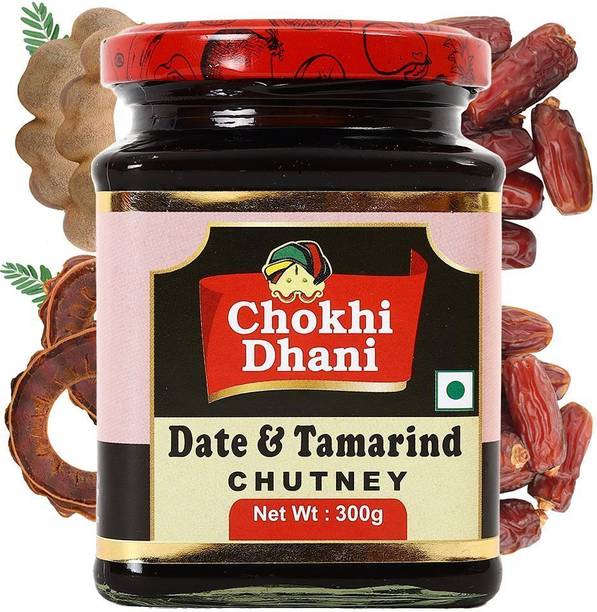 Chokhi Dhani Foods Date & Tamarind Chutney (300 g)| Imli ki Chutney | Instant Date Tamarind Chutney Tamarind, Dates Pickle