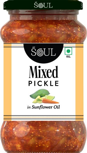 SOUL Mixed Pickle 380g Lime, Mango, Mixed Pickle