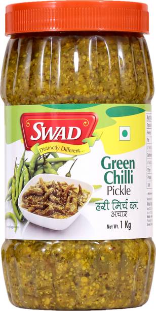 SWAD Delicious Green Chilli Pickle/ Hari Mirchi Achar Green Chilli Pickle