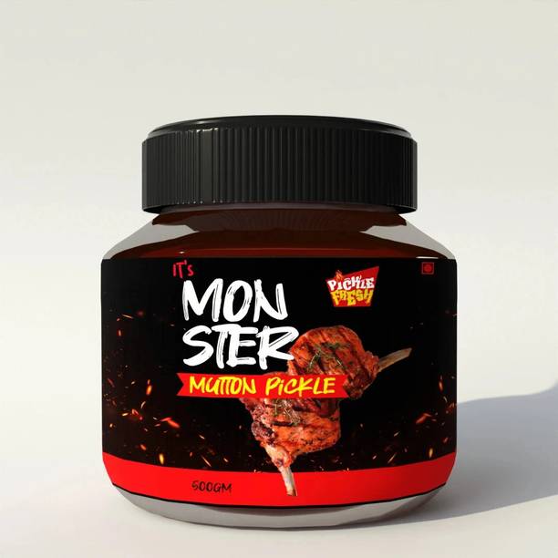 PICKLE FRESH Monster - Traditional Taste|No Preservatives, No Added Colors Mutton Pickle